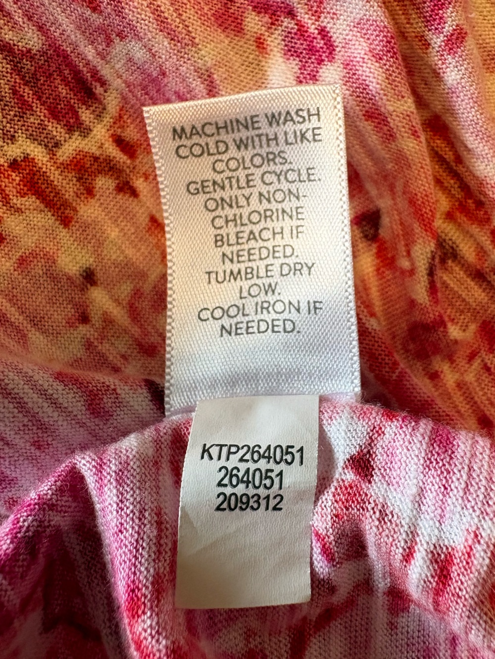 🌸 J. Jill Pink Mixed Floral Tunic Tee | Size Large - Picture 8 of 9